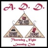A.D.D. TNLC: Thursday Night Laundry Club