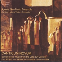 AGUAVA NEW MUSIC STUDIO, CARMEN TELLEZ: Canticum Novum