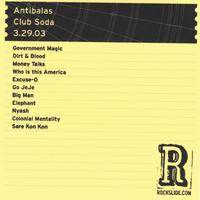 Antibalas : Club Soda - Montreal, QUE - 3.29.03
