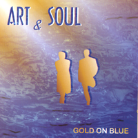 Art & Soul : Gold on blue