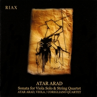 Atar Arad : Sonata for Viola Solo & String Quartet