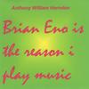 ANTHONY WILLIAM HERNDON: Brian Eno is the reason i play music