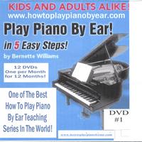 Piano Lessons On DVDs : "Discover The Secrets To Playing Piano By Ear!" A (12) DVDs Training Series for beginners only $179 or $29.95 per month!