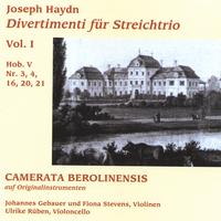 Camerata Berolinensis : Joseph Haydn: String Trios I