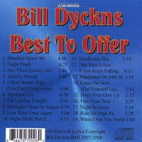 Bill Dyckns : Bill Dyckns - Best To Offer