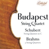 BUDAPEST STRING QUARTET 2CD SET: Budapest String Quartet play Schubert and Brahms 2 CD set