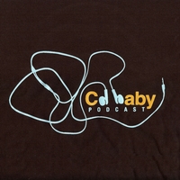 CD Baby Podcast T-Shirt: M : Brown, American Apparel T-Shirt