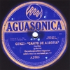 CENZI: Canto De Alegria