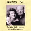 CHRISTINA ROVICS: In Recital, Vol. 1