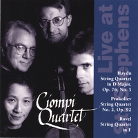 CIOMPI QUARTET: Live at St. Stephens