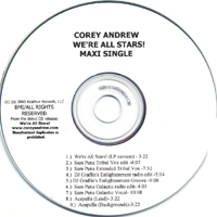 Corey Andrew : We're All Stars! Maxi Single
