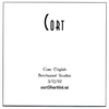 CORT ENGLISH: Cort