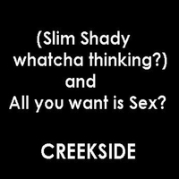 Creekside : (Slim Shady whatcha thinking?) and All you want is Sex?