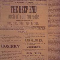 THE DEEP END : Rock n' roll for sale