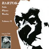 JUNE DE TOTH: Bartok Solo Piano Works, Volume 2