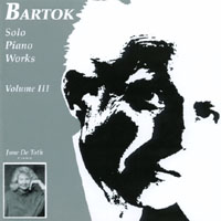 June de Toth : Bartok Solo Piano Works, Volume 3