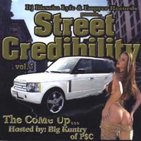 DJ BLESSHA LYFE -TRAGIC & FLAME MIX CD: STREET CREDIBILITY the come up hosted by Big Kountry of P$C