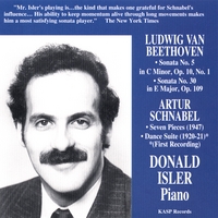 Donald Isler : Pianist Donald Isler Plays Music Of Beethoven and Schnabel