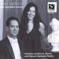 Duo Mento : Brahms / Mozart / Rachmaninoff, New York Debut Recital