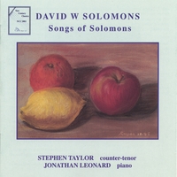 DAVID W SOLOMONS: Songs of Solomons