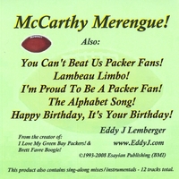 Eddy J Lemberger : McCarthy Merengue