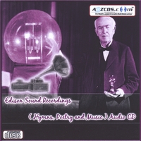 THOMAS A. EDISON: Edison Sound Recordings - (Hymns, Poetry and Music) Audio CD