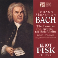 ELIOT FISK: J.S.Bach The Sonatas& Partitas for Solo Violin