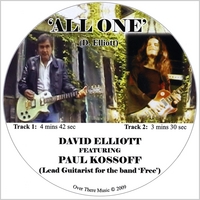 David Elliott : All One CD single featuring Paul Kossoff