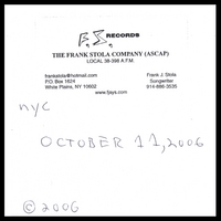 MR. FRANK J. STOLA: October 11, 2006