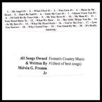 FROMM'S COUNTRY MUSIC: Fromm's Country music #1(Best Of Best Songs)