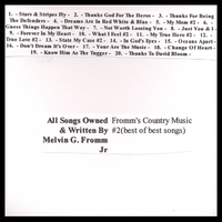 Fromm's Country Music : Fromm's Country Music #2(Best Of Best Songs)