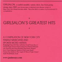 Girlsalon's Greatest Hits Cd : A Compilation Of Female Artists In Nyc