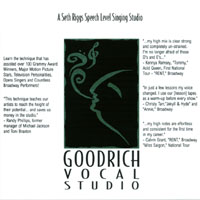 Goodrich Vocal Studio : Goodrich Vocal Studio