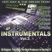 Hotday & The Dreamteam : Hiphop Instrumentals Vol 3