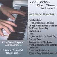 Jon Sarta : Solo Piano Volume I