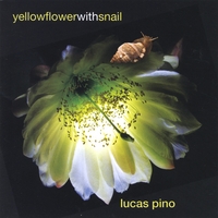 LUCAS PINO: Yellow Flower with Snail