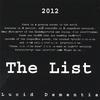 LUCID DEMENTIA: The List