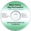 MIKE HENRY: Big Percussion