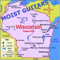 Moist Guitars : Dish Pan Nipples - Single