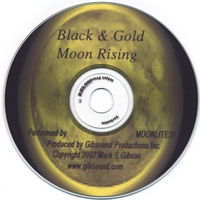 MOONLITE37: Black & Gold Moon Rising