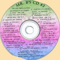 Mr. B : CD #3 The hottest new r&b, swing, and soul innovation.