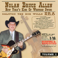 Nolan Bruce Allen-New York's King Of Western Swing : Salutes The Bob Wills ERA