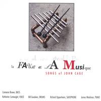 Cartwright/Oppenheim : La Faute de la Musique: Songs of John Cage