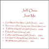 JEFF ORRIN: Just Me