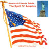 PATRIOTIC COMPILATION CD: America And Friends Salute...The Spirit of America