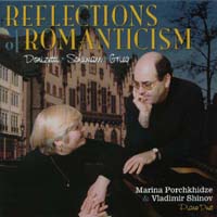 Marina Porchkhidze & Vladimir Shinov : Reflections of Romanticism Donizetti Schumann Grieg for piano 4 - hands