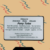Positive Communication, Inc : Pony Tales - VHS with Patricia Burge, Composer