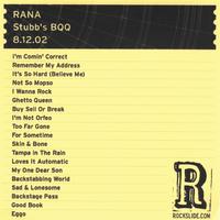 Rana : Stubbs BBQ - Austin, Texas - 8.12.02