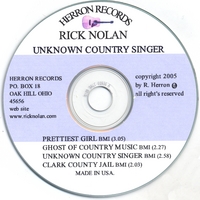Rick Nolan : Unknown Country Singer