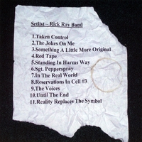 Rick Ray Band : The Setlist